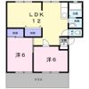 リバティーベル松縄Aの間取り画像