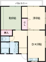 ハイツ池ノ上の間取り画像