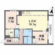 Kanon岩崎の間取り画像