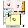 グリーンピアマスダ Aの間取り画像