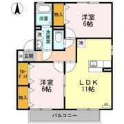 ラ･ベルドミール Ⅲ棟の間取り画像