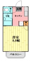 カルチェラタンB棟の間取り画像