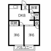 RIVER・S唐瀬の間取り画像