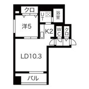 クラリス豊平3・9の間取り画像