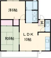 クレールタウンB棟の間取り画像