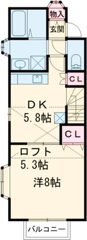 アヴァンセ岩切壱番館の間取り画像