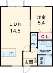 アンソレイユの間取り画像