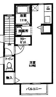 メゾン東雲の間取り画像