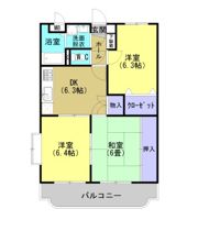 コーポラスソレイユの間取り画像