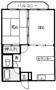 ブルーローズの間取り画像