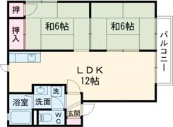 ディアス加友の間取り画像