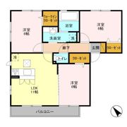 ソレイユⅡの間取り画像