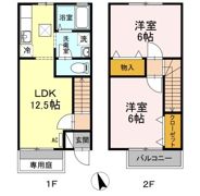 メルベーユ MT A棟の間取り画像