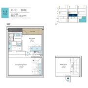 AUBE虎ノ門の間取り画像