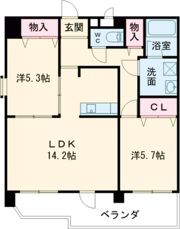 サンフィオーレ中郷の間取り画像