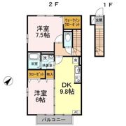 グリーンコートの間取り画像