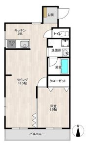 煉瓦館Avenirの間取り画像