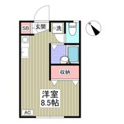 フロンティアⅠB棟の間取り画像