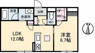 グレースヴィラ西崎の間取り画像