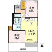 カンファート A棟の間取り画像