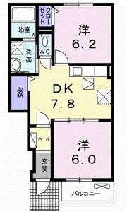 イーブンベルクBの間取り画像