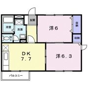 エクセラン別名Aの間取り画像