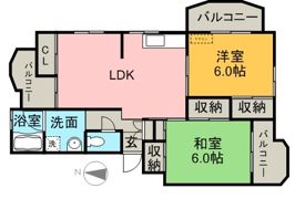 神野マンションの間取り画像