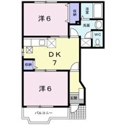 ルミナスカタヤマAの間取り画像