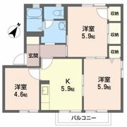 ドミール北内 A棟の間取り画像