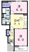 プラシード カーサ Ⅲの間取り画像