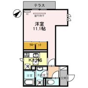 ウィステリア岡山手の間取り画像