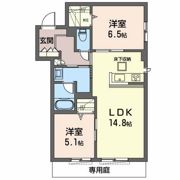 メゾンくにみちの間取り画像