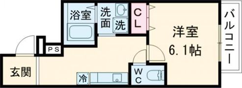 フジパレス新伊丹イーストの間取り画像