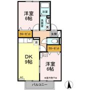 クレール上今井の間取り画像