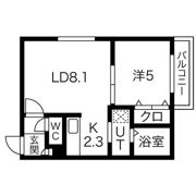 プリオール二十四軒の間取り画像