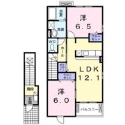 フィオーレⅡ Dの間取り画像