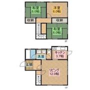 森川戸建 C棟の間取り画像