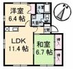 フレグランス幸之江IIの間取り画像
