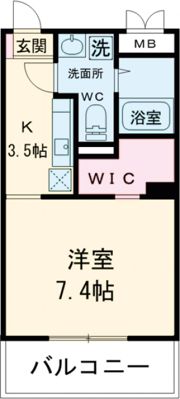ラピスリーオの間取り画像