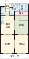 ラブリー三笠A棟の間取り画像