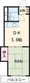 緑園第2サンコーポの間取り画像