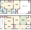 新屋敷113貸家の間取り画像