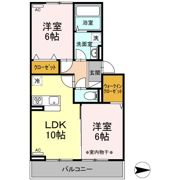 グランディール富沢 Ⅰの間取り画像