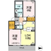 グランディール富沢 Ⅰの間取り画像