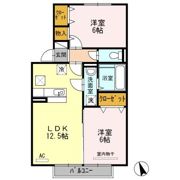 ハリス Ⅰ棟の間取り画像