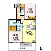 プティ ボヌール B棟の間取り画像