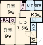 グリーンハピネスの間取り画像