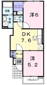 フェニックス唐山 Bの間取り画像