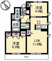 ラフィネ A棟の間取り画像