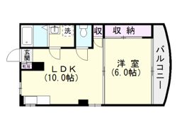 アビタシオン笹貫の間取り画像